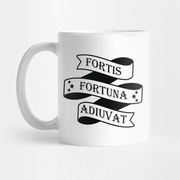 Fortis Fortuna Adiuvat (Fortune Favors the Brave) by Merch House